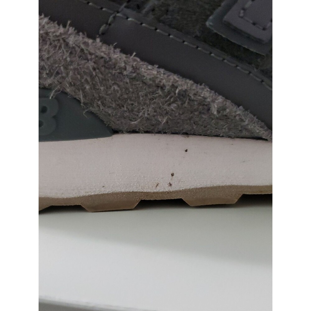 New Balance 696 Gray Suede Lace-Up Sneakers Size US 9 WL696BY - Picture 12 of 13